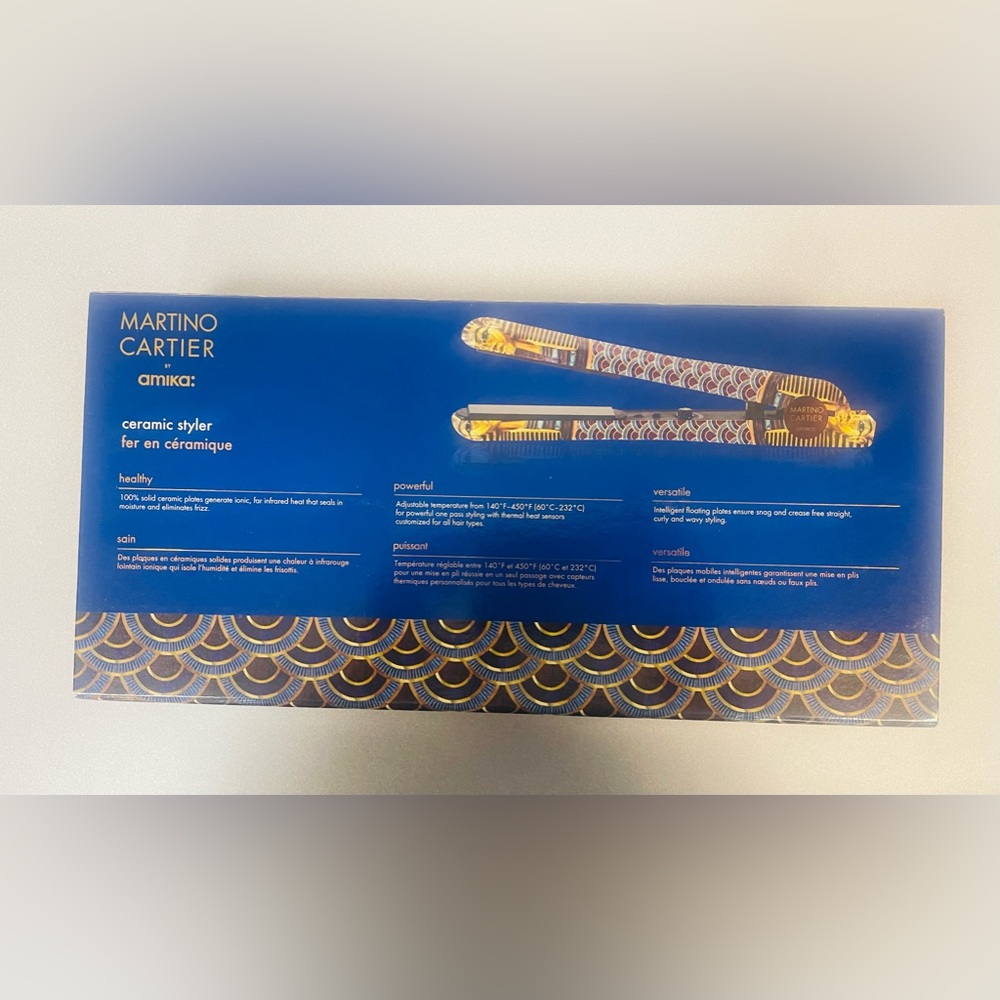AMIKA MARTINO CARTIER CERAMIC FLAT IRON - Picture 8 of 10